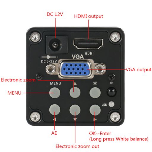 Secondary image of 13MP CAMERA C-MOUNT LENS RING LIGHT MICROSCOPE - Quality Phone Parts in Sri Lanka